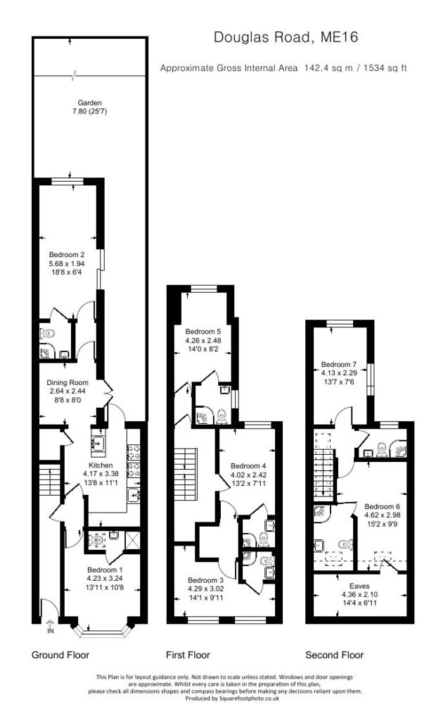 Floorplan for 13 Douglas Road